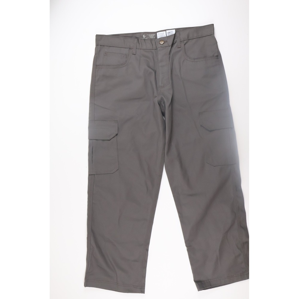 LAPCO FR Cargo Pants 38x30 Gray Flame Resistant Workwear Utility Safety CAT 2